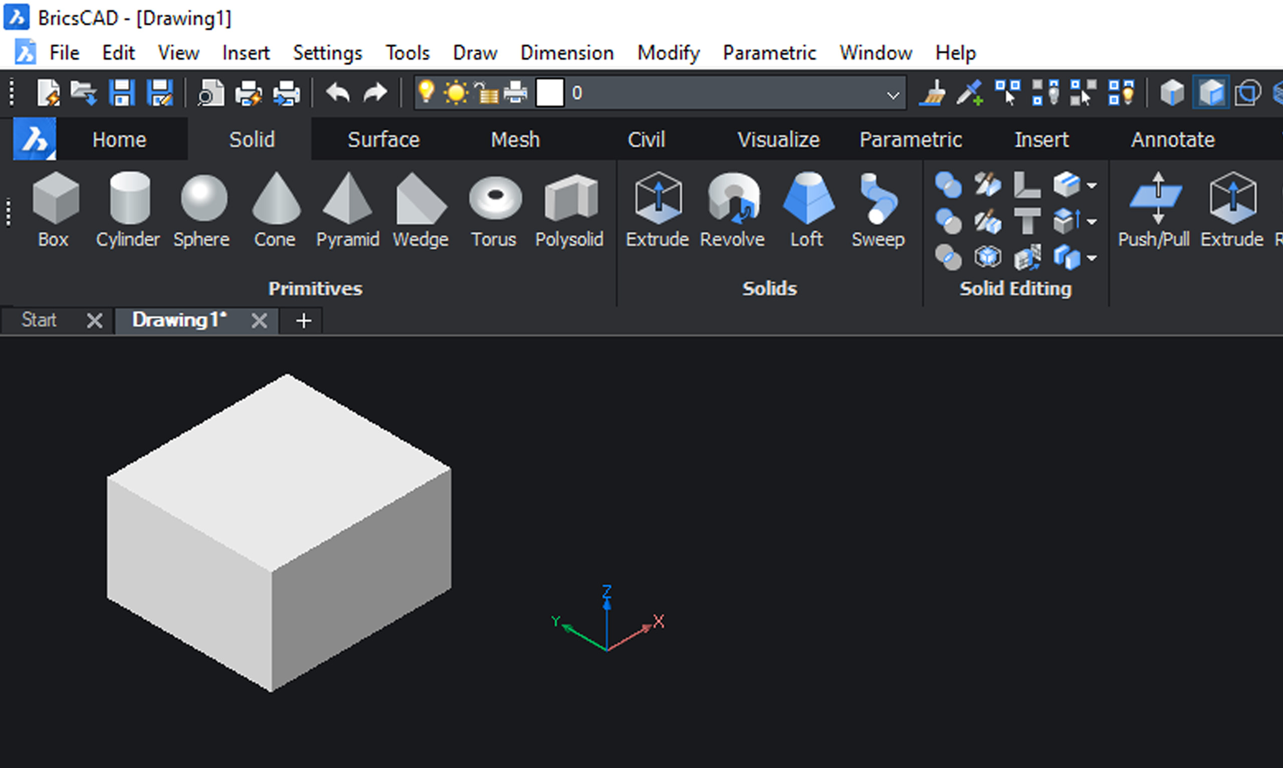 BricsCAD 3D